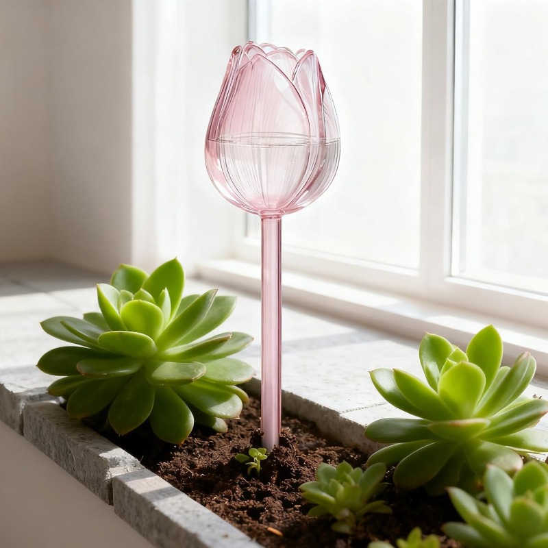 Pink Tulip Plant Watering Ball - огляд і ціна Plant Sensor