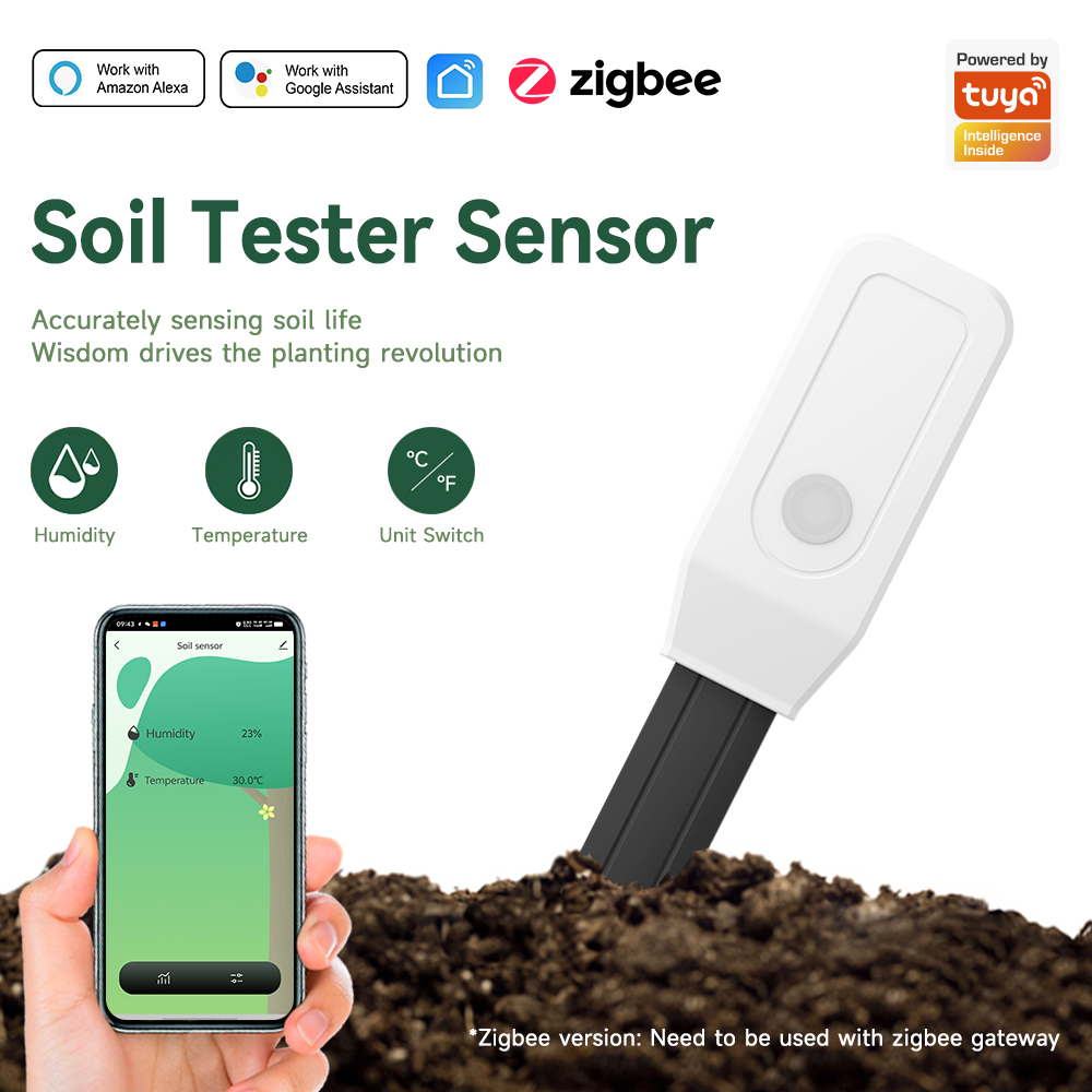 Smart Soil Tester Sensor, Zigb - огляд і ціна Plant Monitor