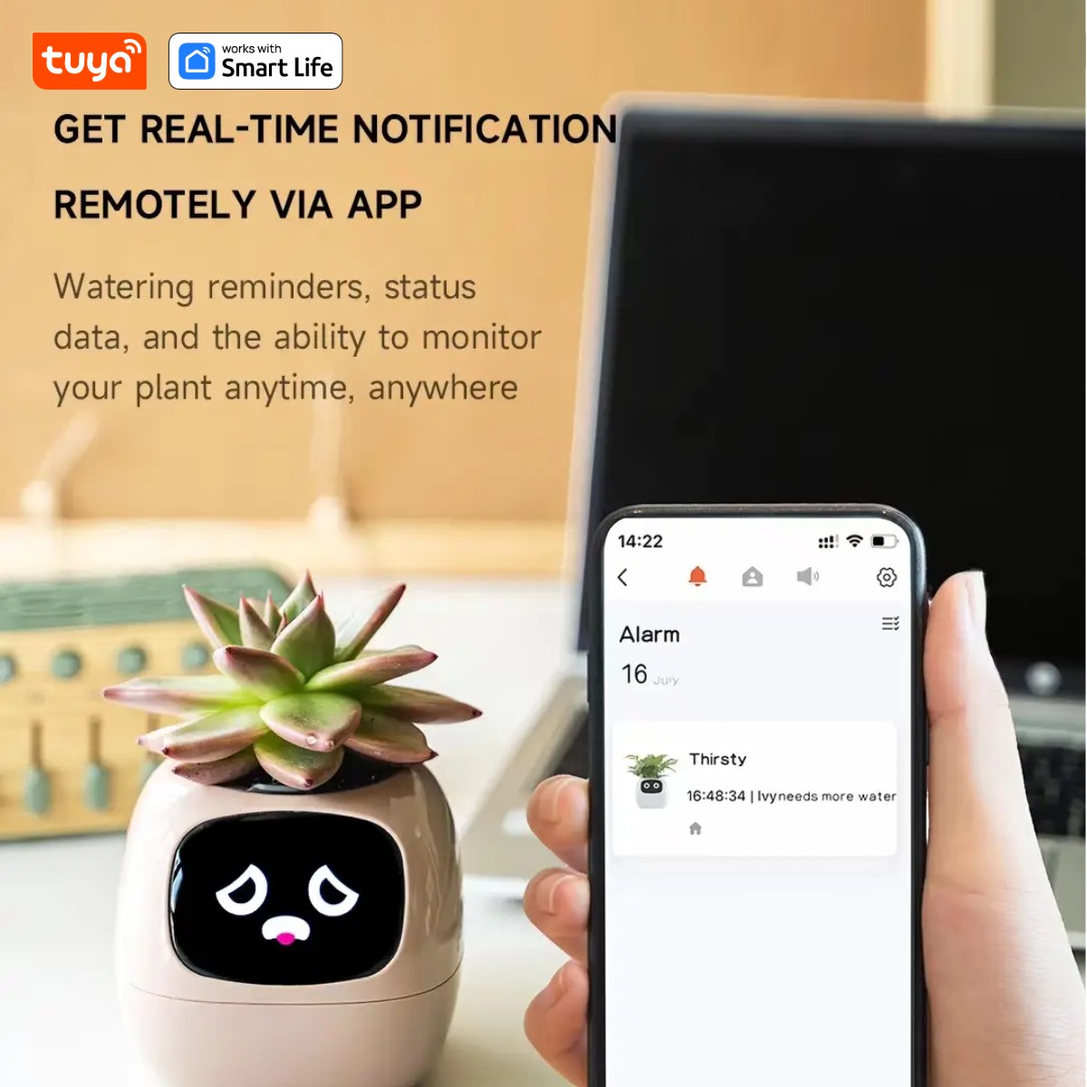 pink Tuya Ivy Smart Planter,En - огляд і ціна Smart Pot
