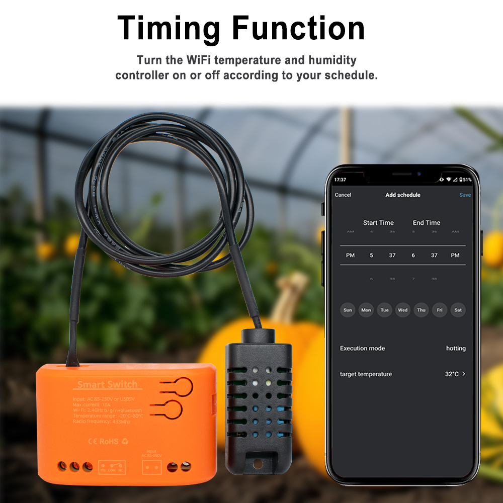 Tuya WiFi Temperature Humidity - огляд і ціна Plant Monitor