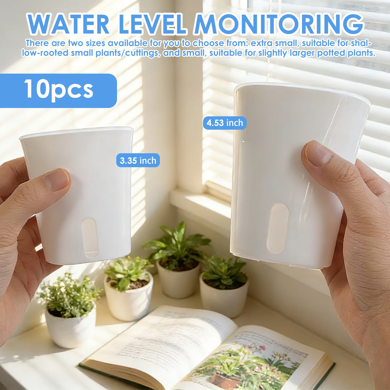 10 Pcs Self Watering Planter L - огляд і ціна Hydroponic Grow Pod
