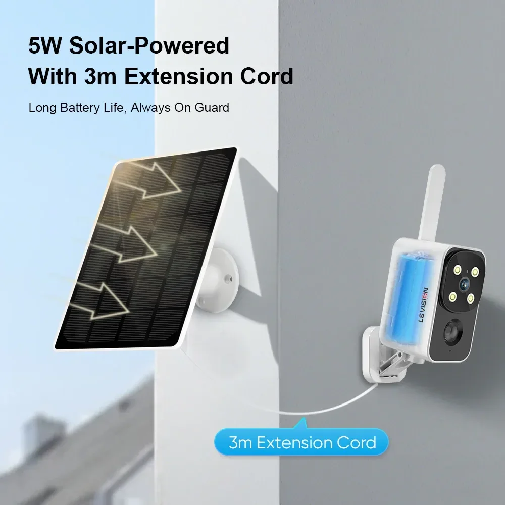 LS VISION Outdoor Solar Camera - огляд і ціна Garden Camera