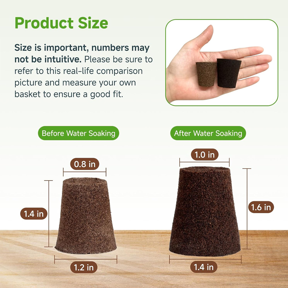 20 Hydroponic Growing Sponges, - огляд і ціна Hydroponic Grow Pod