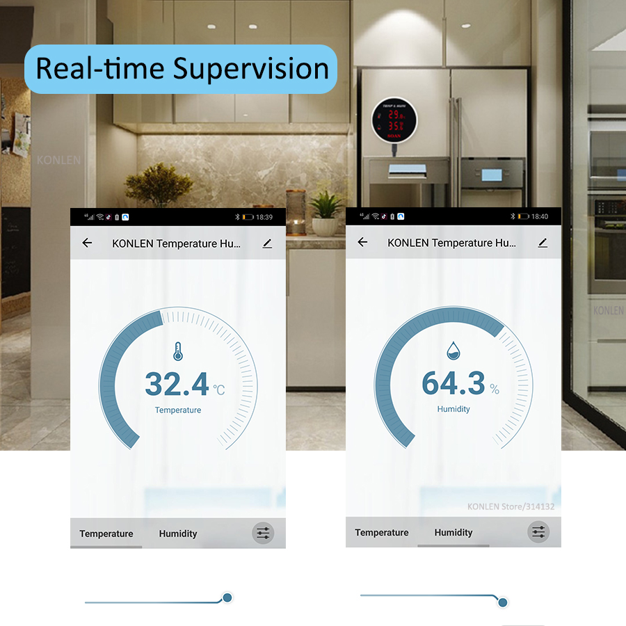 Tuya WIFI Temperature Humidity - огляд і ціна Plant Monitor